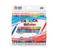 Carioca Matite Triangolari BiColor - 24 pz.