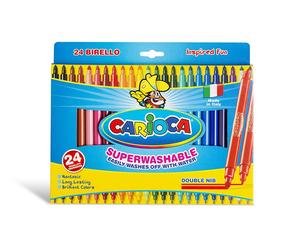 Carioca Birello marcatore Fine/Medio Multicolore 24 pz