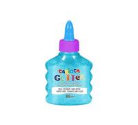 Carioca Colla bottiglietta glitter glue neon lavabile 88 ml azzurro 3+