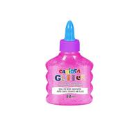 Carioca Colla bottiglietta glitter glue neon lavabile 88 ml rosa 3+