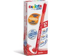 Carioca Penna Carioca Oops Rosso 0,7 Mm 12 Pezzi S_0301_S8403464 Consumabili E U