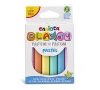 Carioca Confezione da 6 Plastilina Colori Pastello - Facile da Usare - Non Si Secca - Riutilizzabile NEW