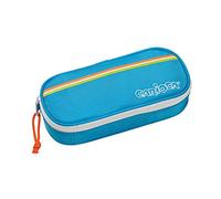 Carioca Fluo Pouch; 23172/BLUE - Astuccio Bauletto con Zip, Portapenne con Elastici, Blu