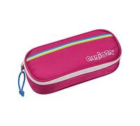 Carioca Fluo Pouch 23172/PINK - Astuccio Bauletto con Zip, Portapenne con Elastici, Rosa