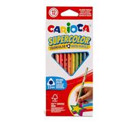 Carioca Matite Triangolari Supercolor - 12 pz.