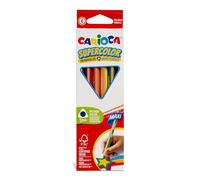 Carioca I Supercolor Maxi Matite Triangolari I Confezione da 6 pz