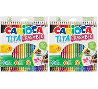 CARIOCA Matite Cancellabili TITA - 24 Pz (Confezione da 2)