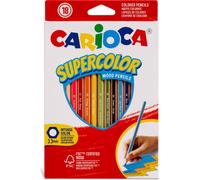 Carioca Matite Esagonali Supercolor - 18 pz.
