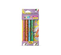 CARIOCA Memo Switch, Set 4 Evidenziatori Magici Cambia Colore - Penne Doppia Punta, Colori Pastello, per Sottolineare, Cancellare e Scrivere Appunti Creativi, Scuola e Ufficio