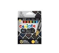 CARIOCA Metallic waspinnen 8 stuks 43163