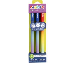Carioca OOPS Easy Erasable Pens - 3 pz.