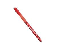 Carioca Oops Penna Cancellabile Rossa - Punta Media 0,7 mm, Ricaricabile, Doppia Gomma Integrata, Impugnatura Ergonomica, Penna per Scuola e Ufficio