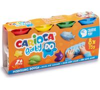 Pasta da modellare baby do - set di 8 pezzi per bambini - 12m+ - carioca