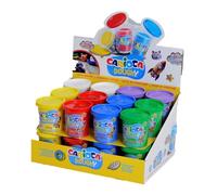 Carioca Pasta per modellare DOUGHY | Display da 120 g morbido e liscio | per 2+ anni | 24 pezzi