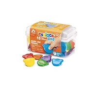 Pastelli a Cera Carioca Baby Teddy Crayons Confezione 48 Colori a Forma Orsetto