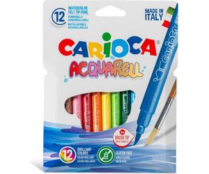 Carioca Pennarelli Acquarellabili Acquarell - 12 pz.