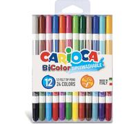 Carioca Bi-Color marcatore Medio Multicolore 12 pz