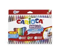 Carioca Birello marcatore Fine/Medio Multicolore 24 pz