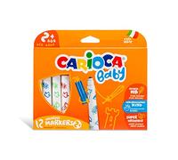 Carioca CAR-42814 Baby Marker Plus 2 Box, 12-Piece