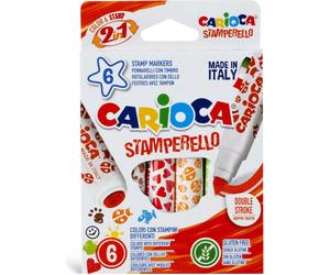 Carioca Pennarello Stamperello - 6 pezzi