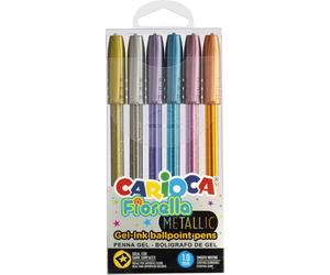 Carioca Penne Colorate Fiorella Metallic - 6 pz.