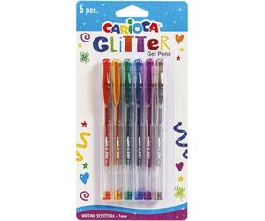 Carioca Penne Gel Glitter - 6 pz.