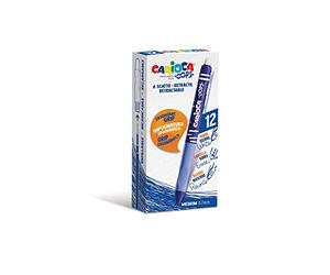 CARIOCA Penne Oops Cancellabile a Scatto Blu Scatola da 12pz