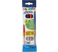 Carioca Penne Sfera Colori Assortiti - 4 pezzi