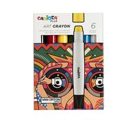 CARIOCA Plus I Pastello Artistico I Adatto a più superfici I Per tecniche umide e secche I 6 pezzi