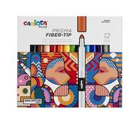 CARIOCA Plus I Pennarelli Prisma per uso artistico I Design Ergonomico I 12 pezzi