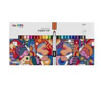 CARIOCA - 45207 - Pennarello Prisma - punta 3,7 mm - colori assortiti - Carioca Plus - conf. 24 pezzi - 100220 - Conf. da 1 Pz. - 45207