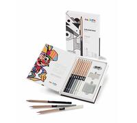 Carioca Plus Set da disegno con matite in grafite| Ampia gamma di mine lisce e tratti lucidi| Ideale per schizzi e disegno tecnico | 11 pezzi