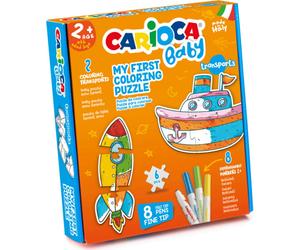 Carioca Puzzle da Colorare Baby - Transport