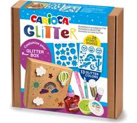 Carioca Scatola Glitter con Stencils - 1 set