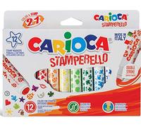 Carioca Pennen, stempels, 12 kleuren