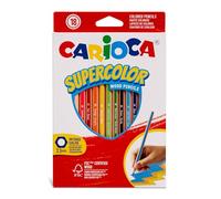 Carioca Matite Esagonali Supercolor - 18 pz.