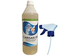 Carisan DS detergente/sgrassante flacone da 1 kg per la Pulizia della Linea d'Acqua della Piscina (con spruzzino)