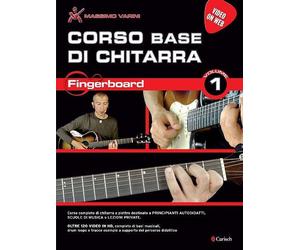 Carish Corso Base di Chitarra Fingerboard Volume 1 Massimo Varini Libro + Med...