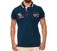 Carisma Polo a Maniche Corte da Uomo, 100% Cotone, Polo da Uomo con Ricamo, vestibilità Normale, per Ufficio e Tempo Libero 4539