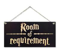 CARISPIBET Room of Requirement Home Signs Home Decor Home Signs Home Signs Gift for fans Fantasy and Wizardry Theme Welcome Sign 15,2 x 30,5 cm