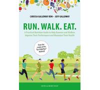 Carissa Galloway Jeff Galloway Run. Walk. Eat. (Tascabile)