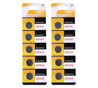 CARISSETT 5/10Pcs CR1616 CR1620 CR1625 CR1632 Batteria a bottone al litio 3V di lunga potenza per elettronica e gadget
