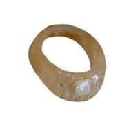 CARISSETT Anelli in resina a cupola impilabile spessa colorata anelli in resina acrilica alla moda impilabili gioielli regalo collezione artistica, Misura unica, come descritto, come descritto