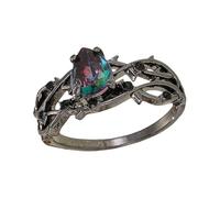 CARISSETT Anelli vintage comodi anelli unici accessori per le mani delicati adatti per l'uso quotidiano e varie occasioni comodi da indossare, Misura unica, come descritto, come descritto