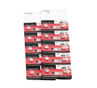 CARISSETT Batterie a bottone AG1/LR621 ad alta capacità alcaline per orologio batterie a prova di perdite per orologio per bambini giocattolo orologio orologio orologio