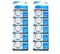 CARISSETT Batterie al litio CR2450 ad alta densità, 10 pezzi/5 pezzi, CR2450, batteria al litio da 3 V, longevità in piccoli disegni