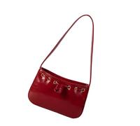 CARISSETT Borsa a tracolla semplice da donna borsa casual borsa ascellare all-matching borsa ascellare tinta unita ascella pelle PU pendolarismo donna semplice ascella borsa alla moda e borsa tinta