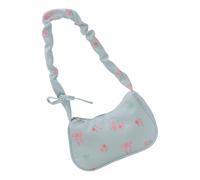 CARISSETT Borsa a tracolla stampata floreale per donna borsa di grande capacità borsa sotto le ascelle moda borsa ascellare pieghettata shopping donna semplice ascella pieghettata borsa da donna