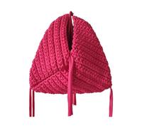 CARISSETT Borsa triangolare multiuso color caramella design tessuto leggero poliestere borsa da sera accessorio da donna elegante borsa geometrica elegante, D, One Size