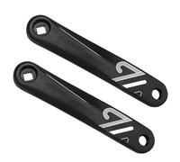 CARISSETT Braccio di manovella per mountain bike in lega di alluminio a catena singola sinistra quadrata/rombo/scanalature a sinistra conici manovella durevole